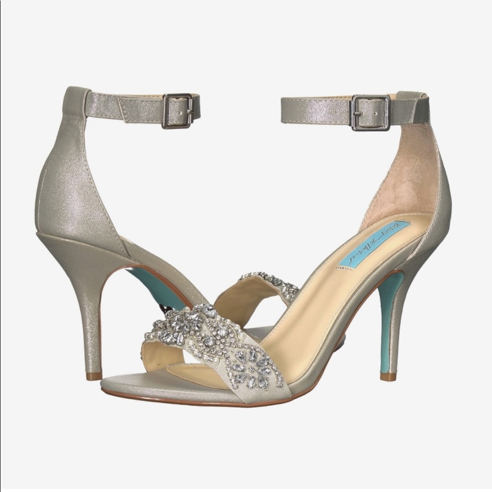 Blue by Betsy Johnson “Gina” heel